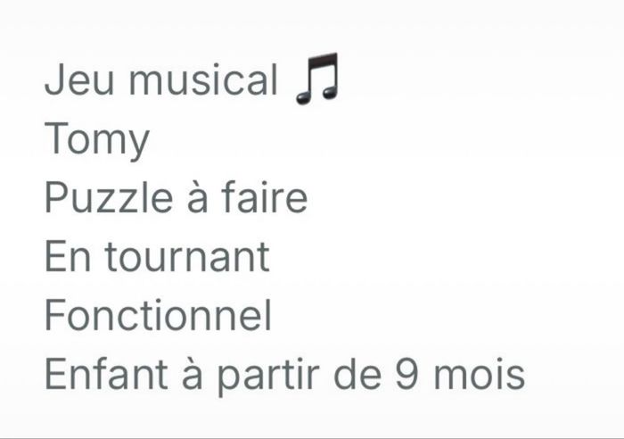 Puzzle jouet musical - photo numéro 4