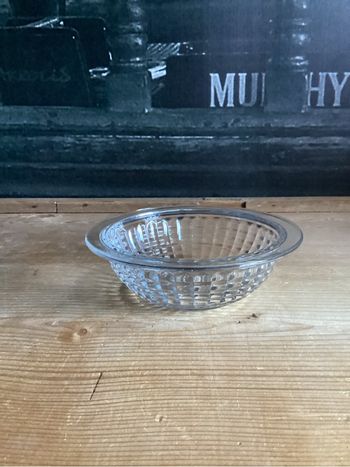 Coupelle en verre année 60