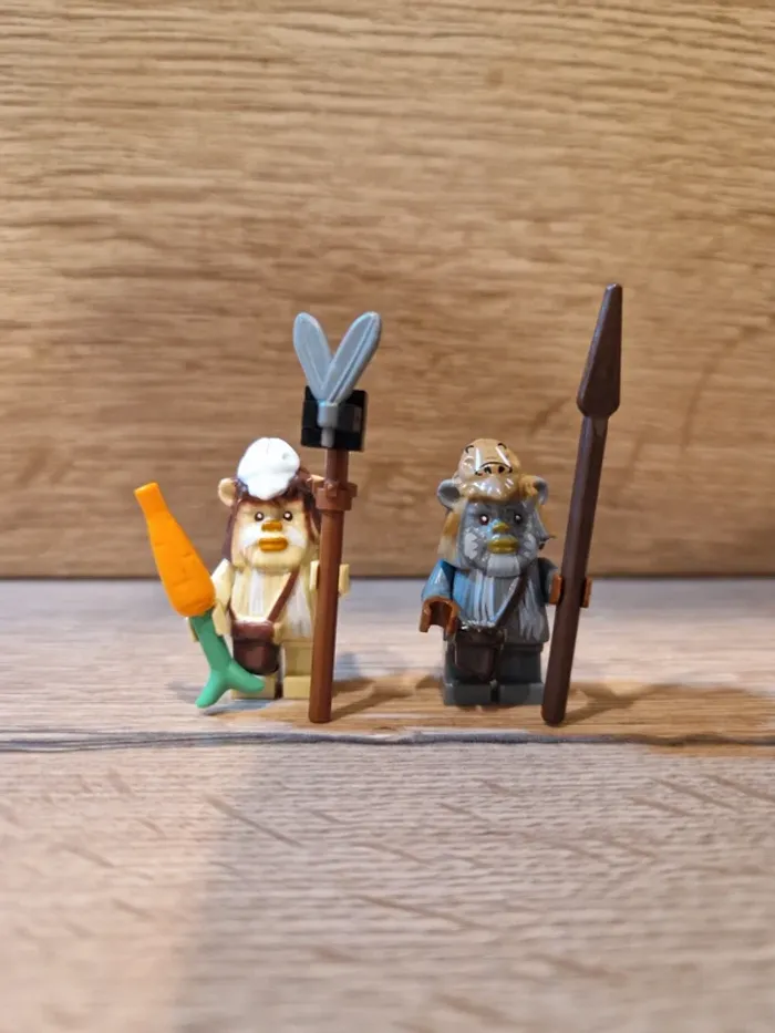 Figurines type lego 2 Ewoks star wars