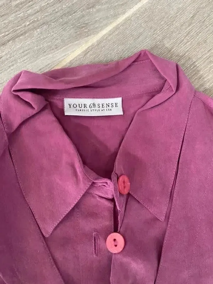 chemisier femme vintage taille 44/XXL - photo numéro 4