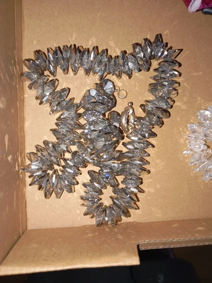 Superbe collier en cristal de bohème - photo numéro 3