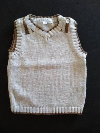 Pull sans manches 3 mois
