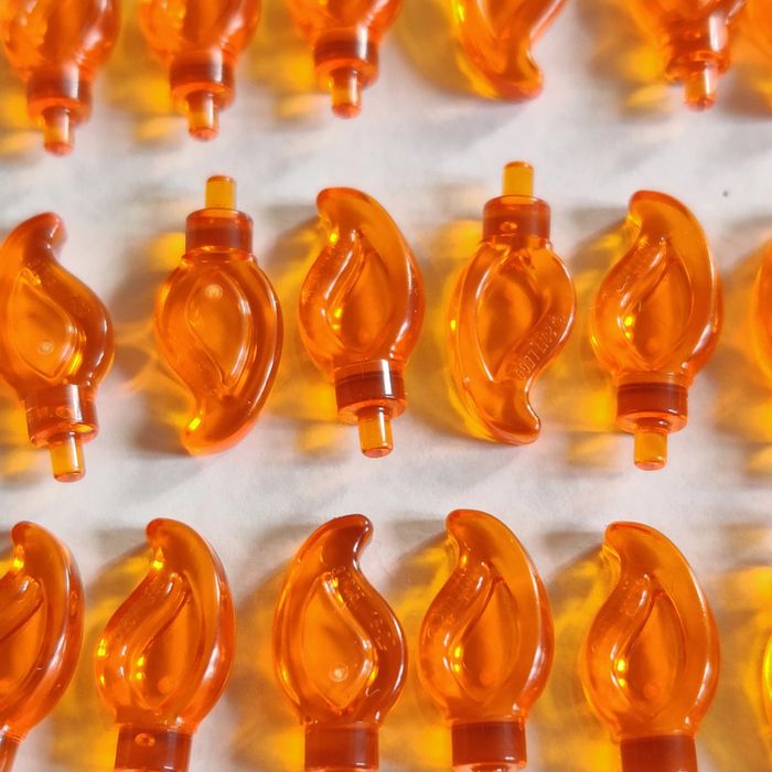 🔥 50 flammèches LEGO - Excellent état 🌟 - Envoi rapide 🚚💨 - photo numéro 2