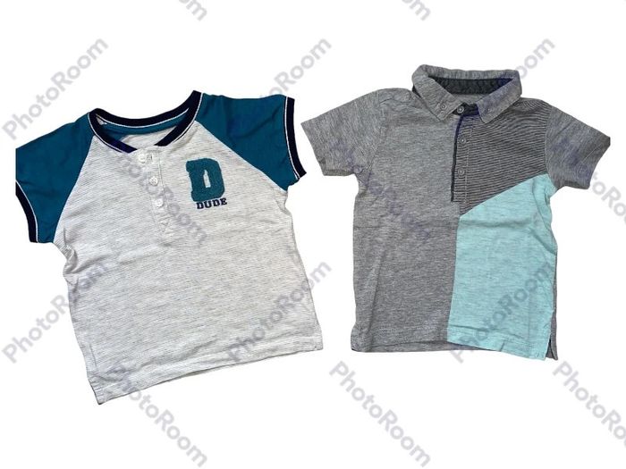 Lot polo tee-shirts 12 mois - photo numéro 2