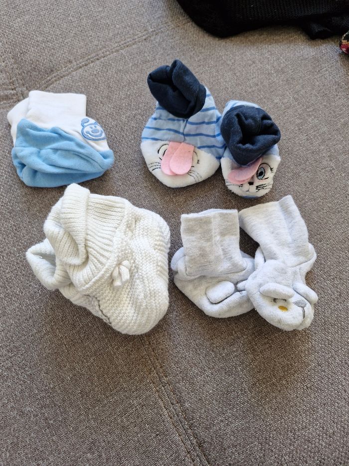 Lot de 4 chaussons