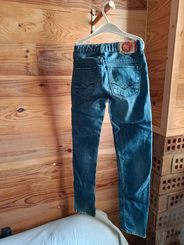 Jean 10 ans denim cerise - photo numéro 4