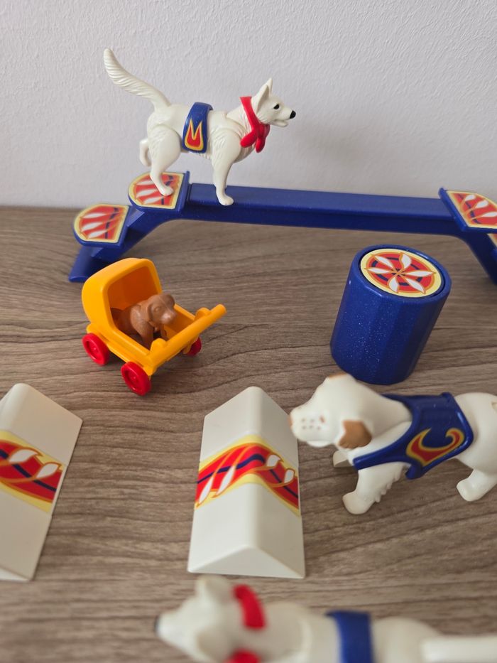 Lot playmobil les chiens du cirque - photo numéro 5