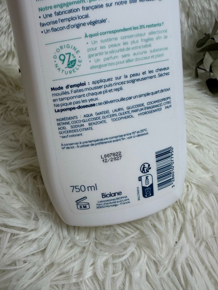 Gel lavant biolane - photo numéro 2