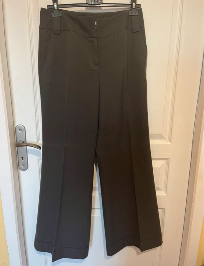 Pantalon à pince vert/gris de chez 3 Suisses - photo numéro 5