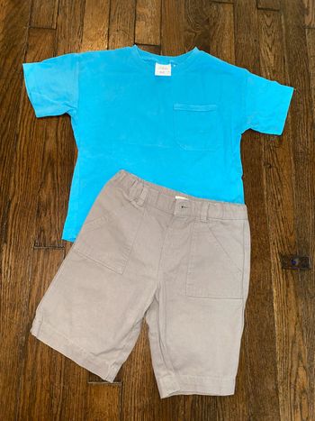 tshirt Zara et short Bout'chou 24 mois