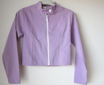 Blouson court parme 14 ans