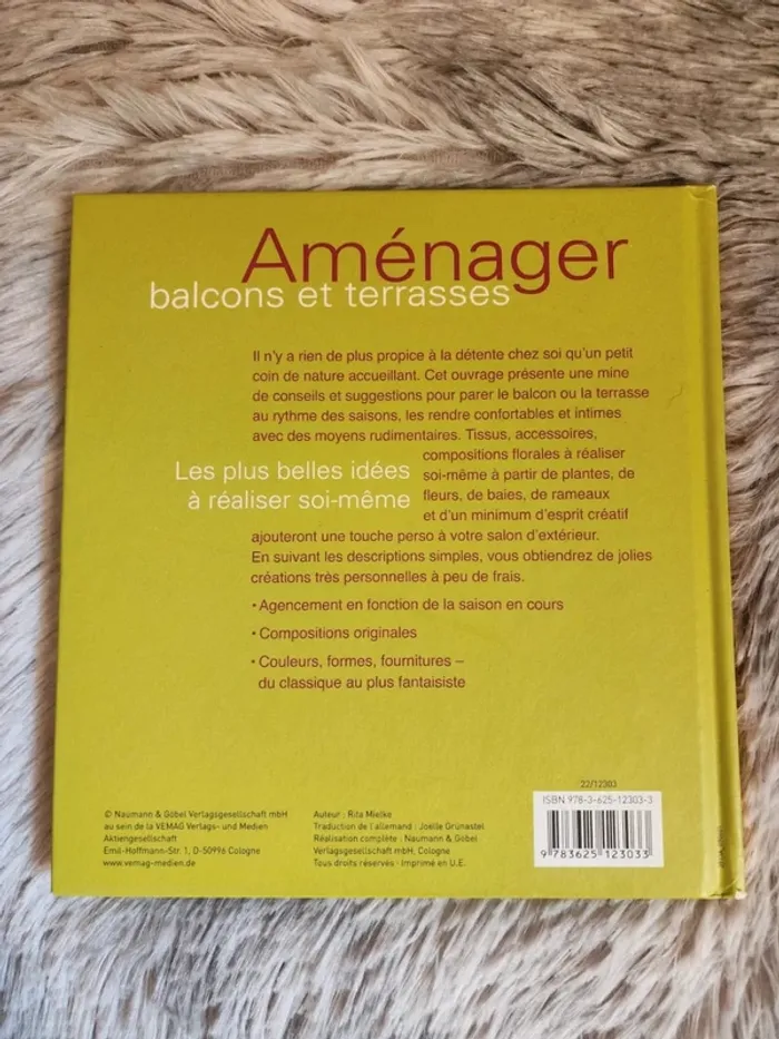 💐Livre Amenager Balcons et Terrasses 💐 - photo numéro 2
