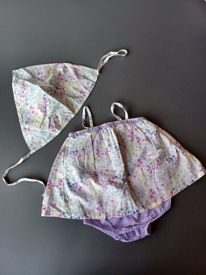 Robe et foulard cheveux