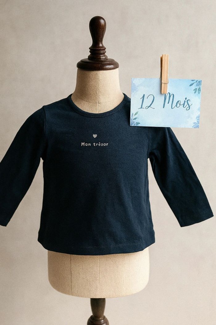 T-shirt manche longue 12mois - Tape à l'oeil