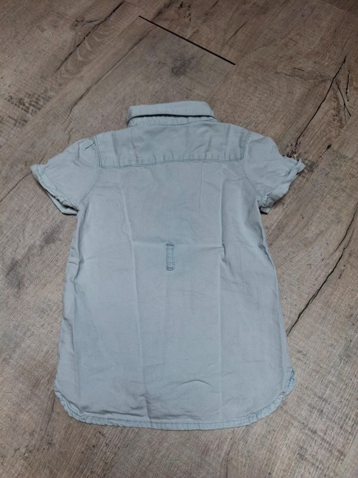 Tunique chemise manche courte fille 12 mois - photo numéro 3