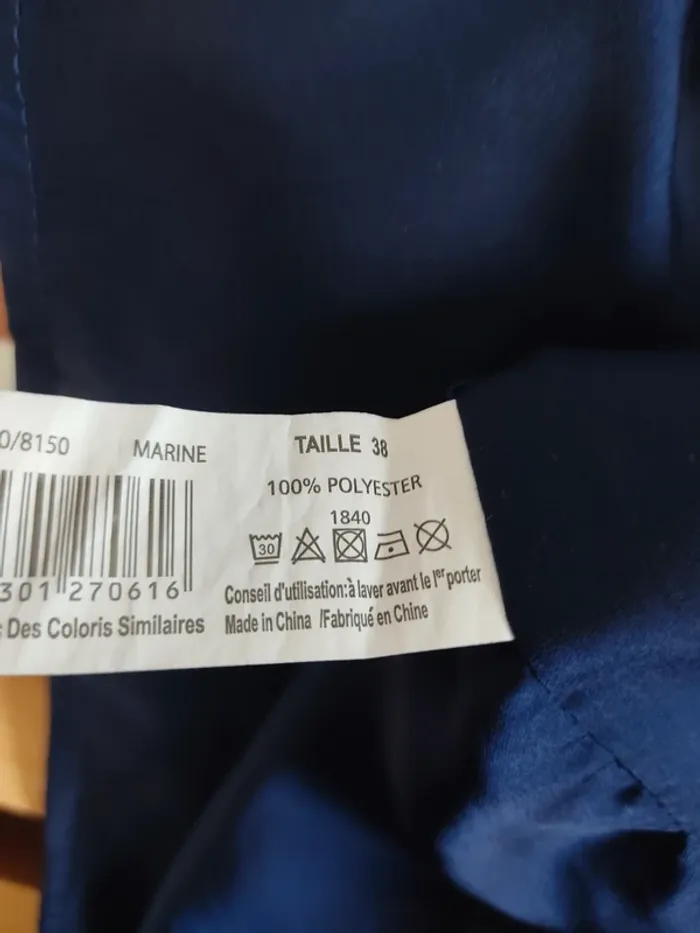 Haut fluide sans manches bleu marine Monoprix Femme 38 - photo numéro 5