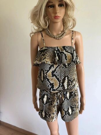 Combishort imprimé à bretelles Morgan taille 34 jamais porté