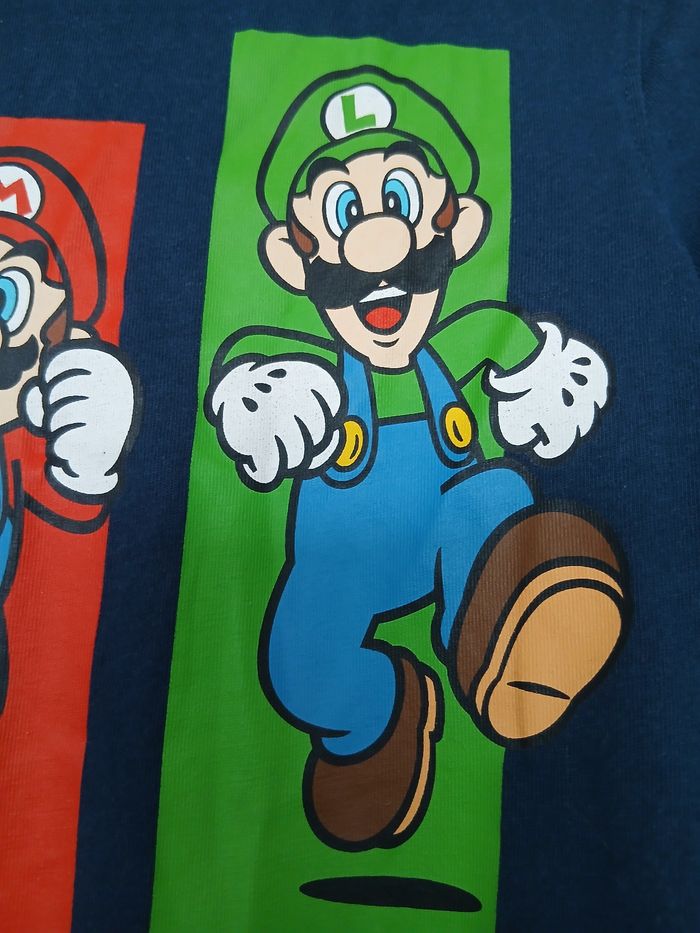 T shirt manches courtes Super Mario 10 ans - photo numéro 5