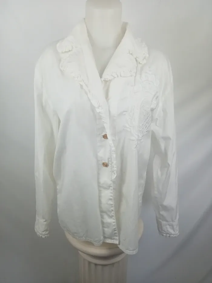 Chemise - blouse - hemd - blusa - overhemd - camicia - Escada vintage