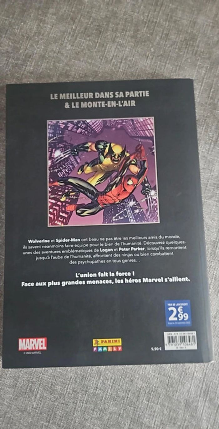 Livre marvel wolverine et spiderman - photo numéro 2