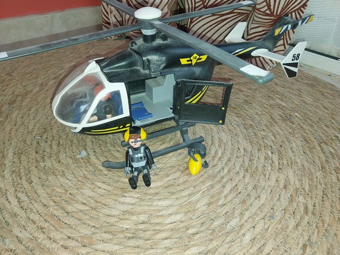 Hélicoptère  CIA playmobil - photo numéro 2