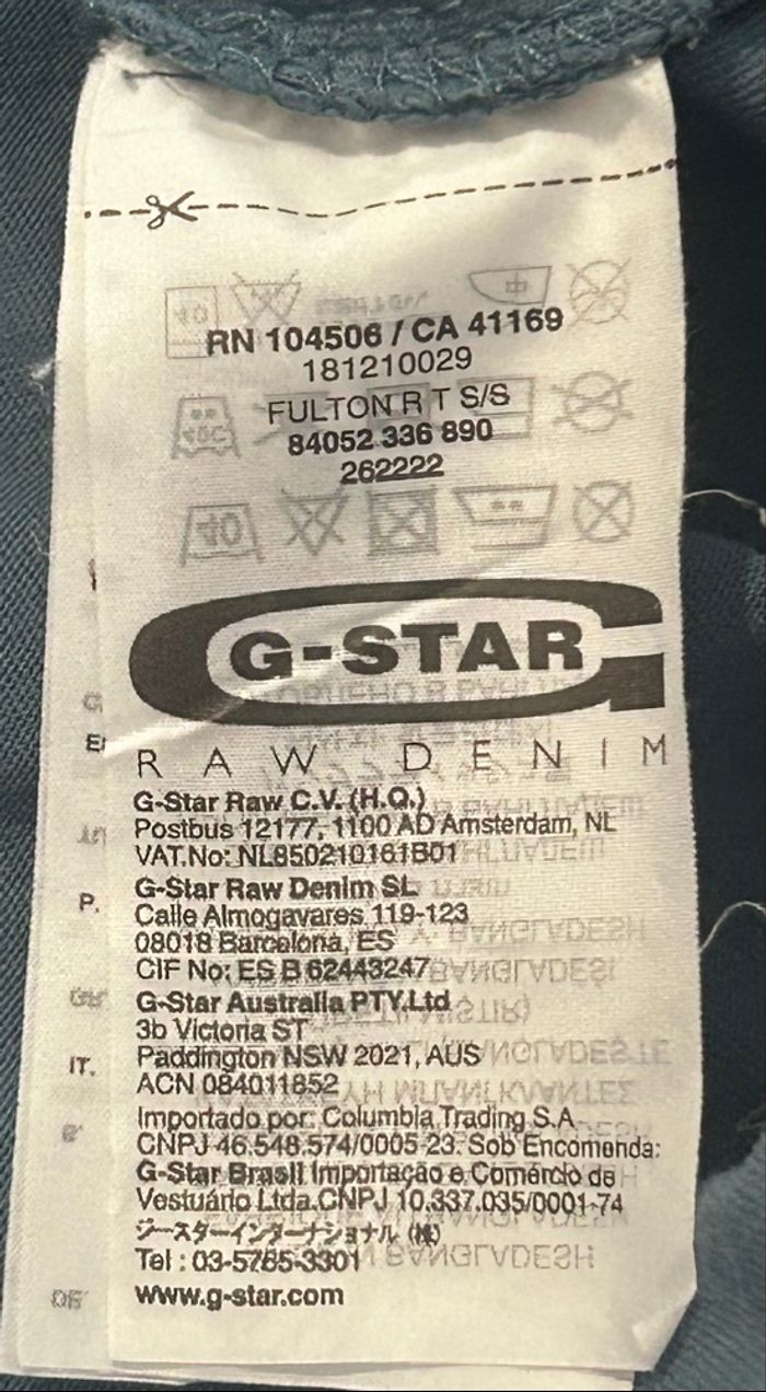 T-shirt G-Star - photo numéro 6