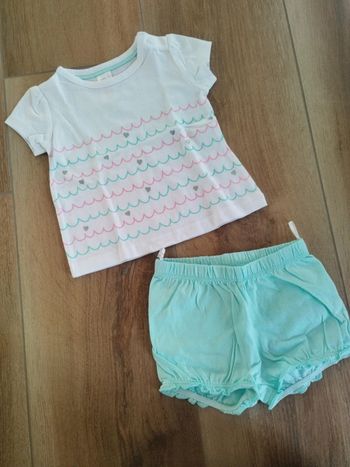 Ensemble été fille 6 mois Baby club