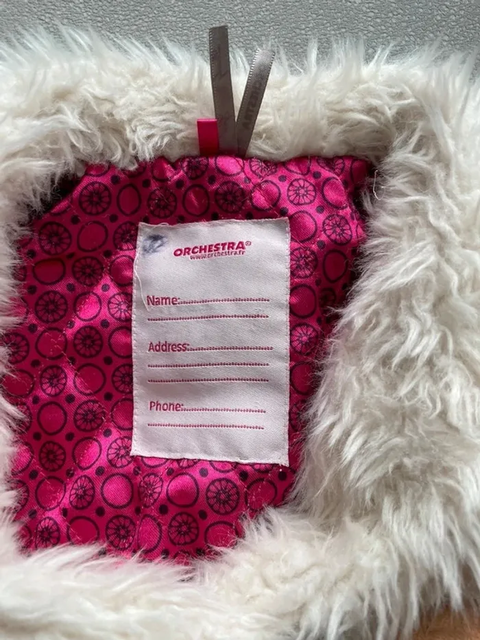Veste col fourrure. Orchestra. 5 ans. - photo numéro 2