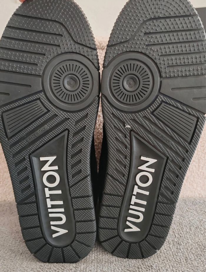 Baskets Louis Vuitton Trainer en cuir – Taille 42 – Made in Italy - photo numéro 10