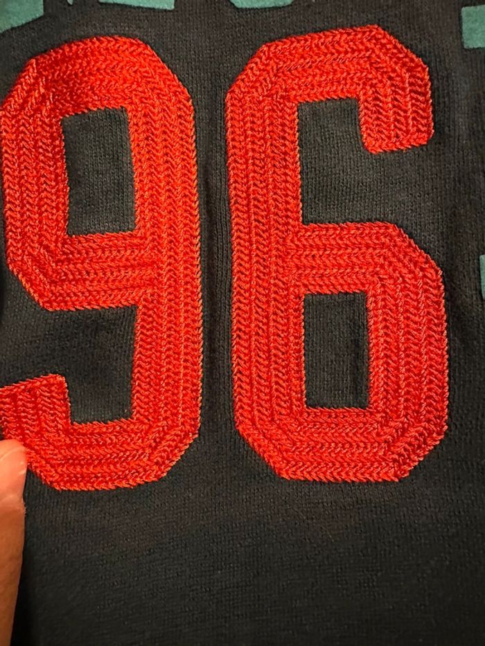 Sweat à col roulé bleu imprimé garçon 10 ans Okaïdi - photo numéro 5