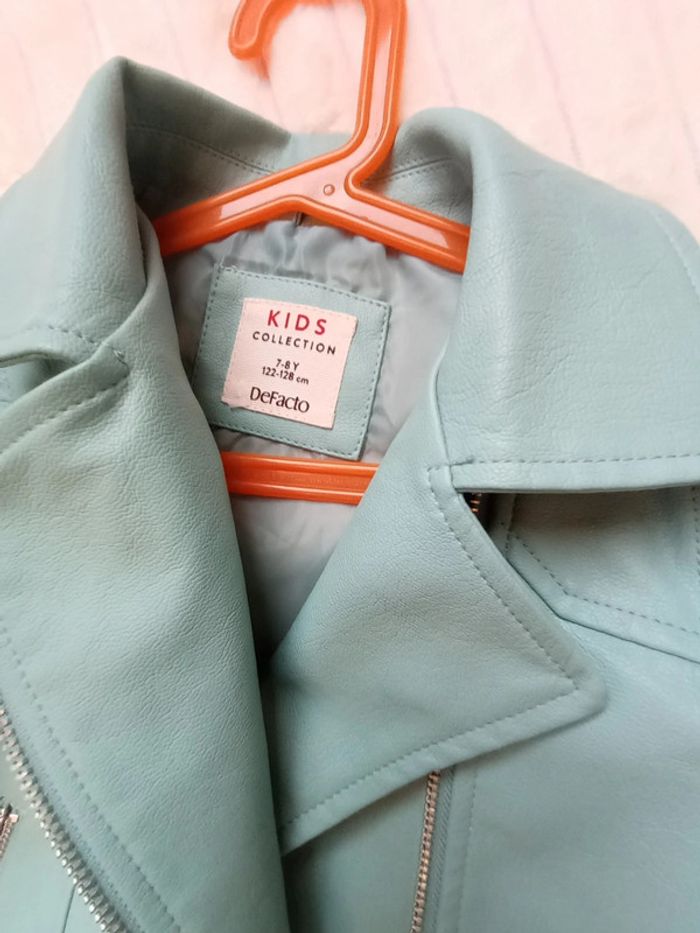 Veste Perfecto vert bleu 7 à 8 ans - photo numéro 9