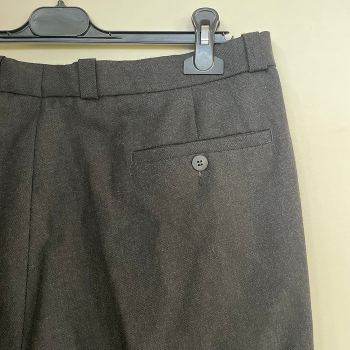 Pantalon homme gris anthracite taille 48 en laine mélangée, coupe droite élégante V069 - photo numéro 6