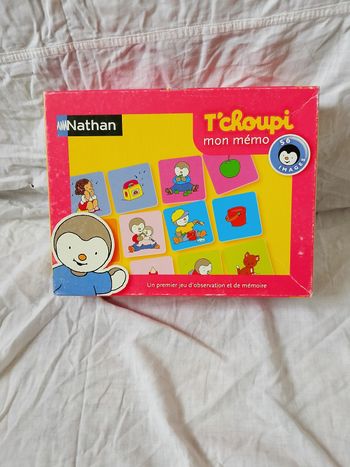 T'choupi mon mémo Nathan complet