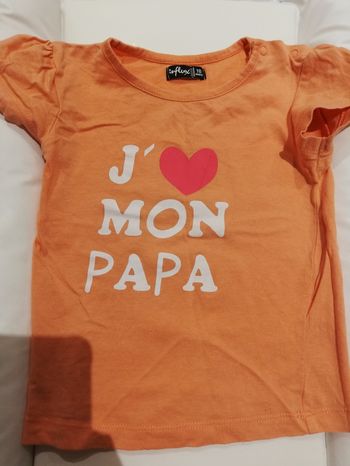 Tee shirt fille 18 mois