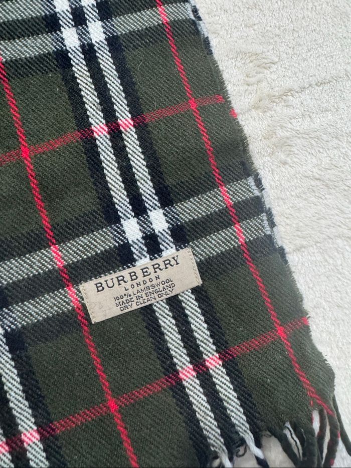 Écharpe Burberrys vintage – 100% Lambswool – Made in England - photo numéro 2