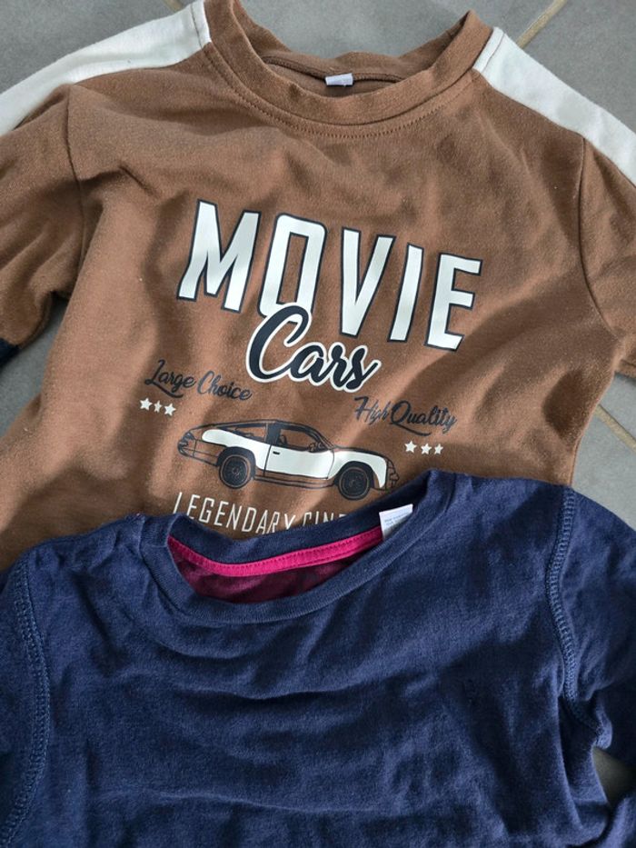 Lot de 2 tee shirt manches longues - photo numéro 3