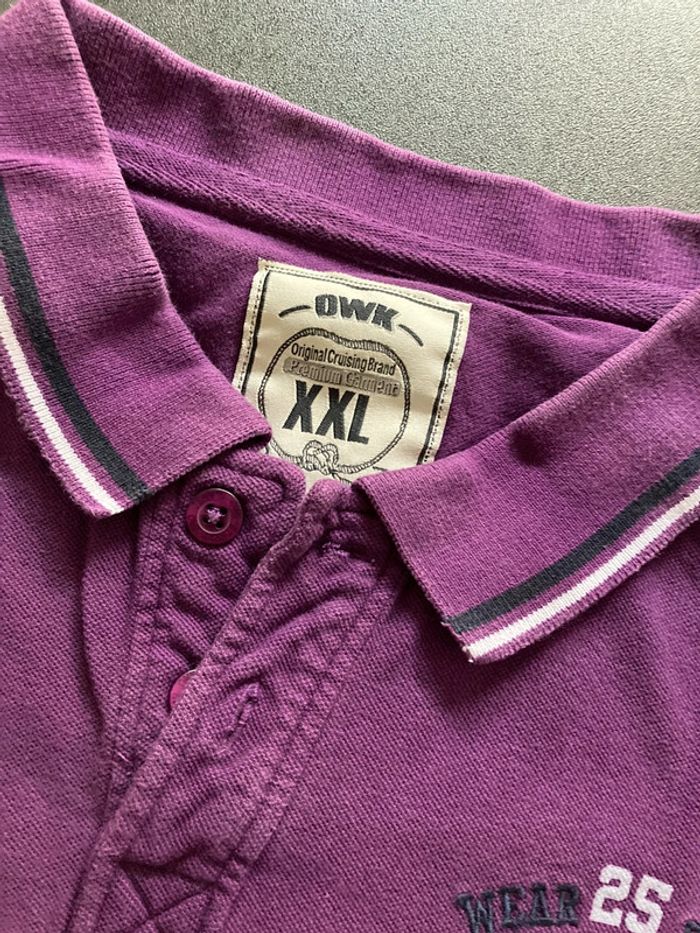 Polo tee shirt vêtement homme taille XXL - photo numéro 3