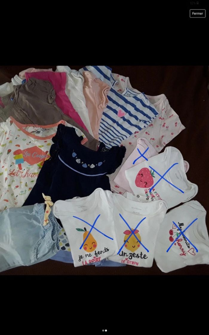 Lot vêtements bébé fille 24 mois été - photo numéro 2