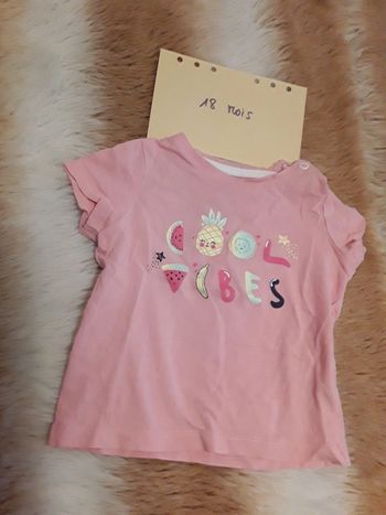 T shirt bébé fille 18 mois
