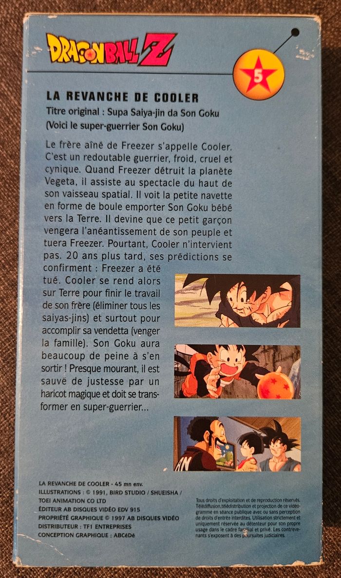 Lot complet de cassettes VHS de Dragon Ball Z - photo numéro 6