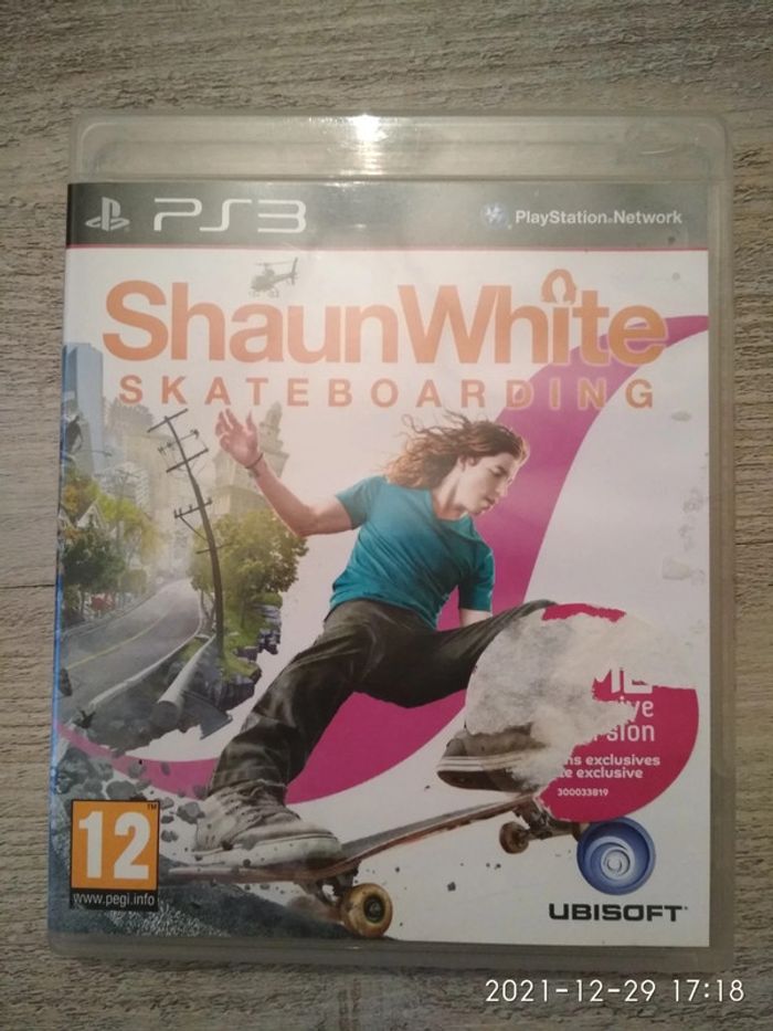 Jeu ps3 Shaun white snatebording