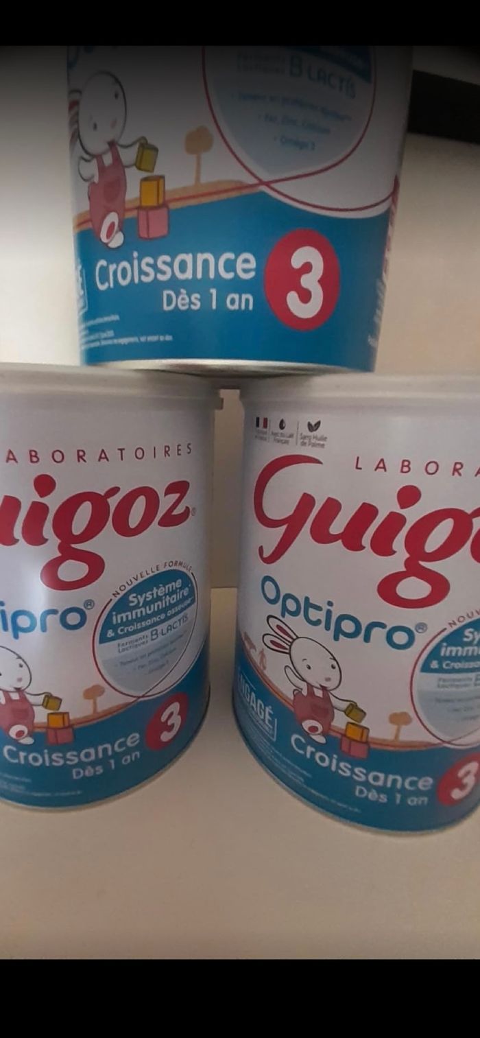 Lait guigoz optioro x3
