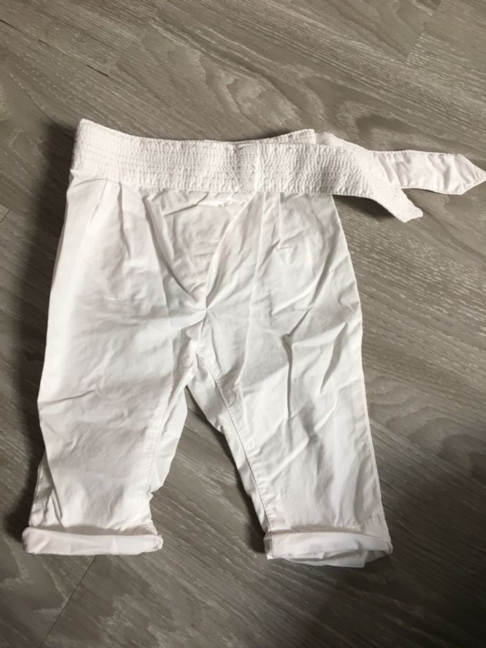 Pantalon blanc ete