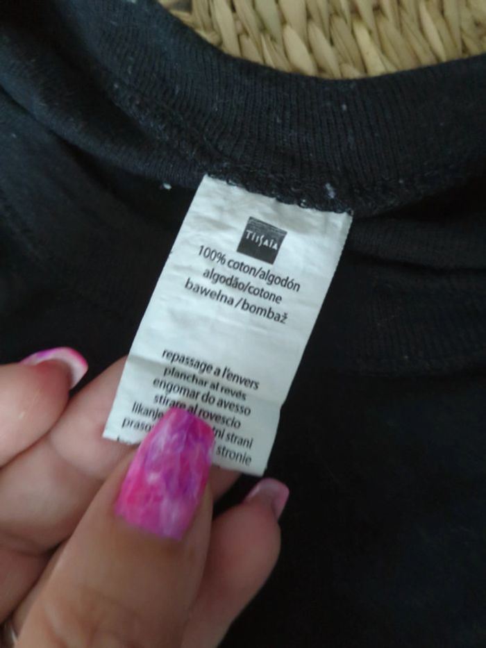 Tee shirt noir moulant 2/3ans Élodie - photo numéro 3