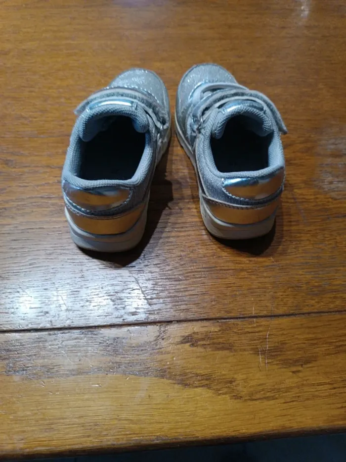 Baskets argentées Gémo 22 - photo numéro 2