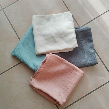 Lot de x4 housses de coussins