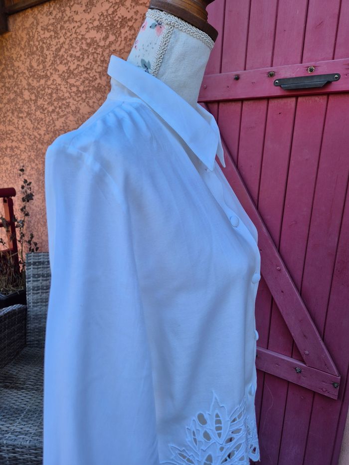 Chemisier blanc pour femme T. 38 Lyss - photo numéro 5