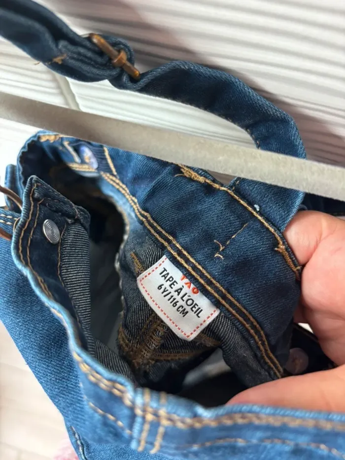 Salopette TAO en jean - photo numéro 3