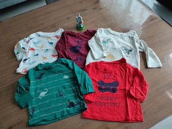 Lot de 5 tee-shirts manches longues