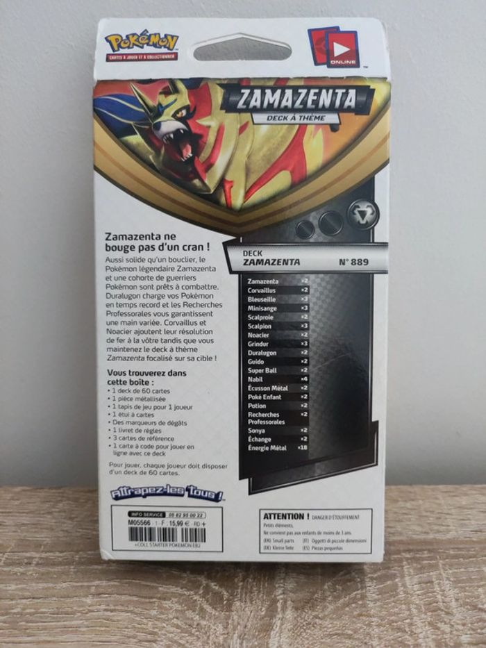 Deck de Combat Pokémon Zamazenta EB02 - photo numéro 4